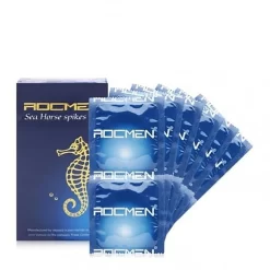 Bao Cao Su Rocmen Cá Ngựa Xanh Có Gai Hộp 10 Chiếc