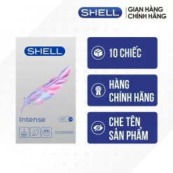 Bao cao su Shell Intense - Siêu mỏng 0.04mm 1