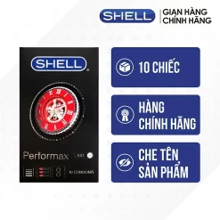 Bao cao su Shell Performax 6 in 1 - Kéo dài thời gian
