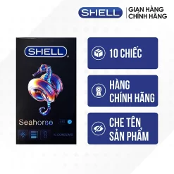 Bao cao su Shell Seahorse - Kéo dài thời gian - Hộp 10 cái 1