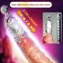 Bao cao su đôn dên trong suốt có rung