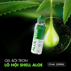Gel bôi trơn tinh chất lô hội Shell Aloe Vera 100ml mát dịu dưỡng ẩm