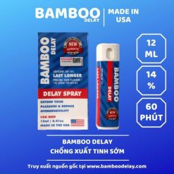 Xịt Chống Xuất Tinh Sớm BAMBOO DELAY SPRAY USA, Chai 12ml