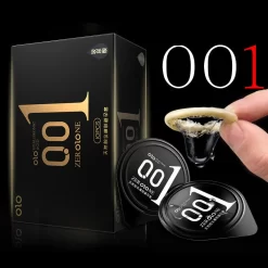 Bao cao su siêu mỏng 0.01mm OLO kéo dài thời gian hộp 10c BCS